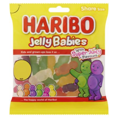 Picture of Haribo Jelly Babies Bags PM €1.25 140g x30